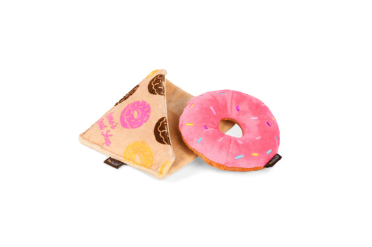 Sprinkle Donut Squeaky Dog Toy