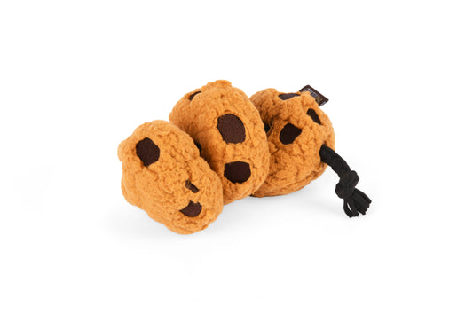 Chocolate Chip Cookies Squeaky Dog Toy