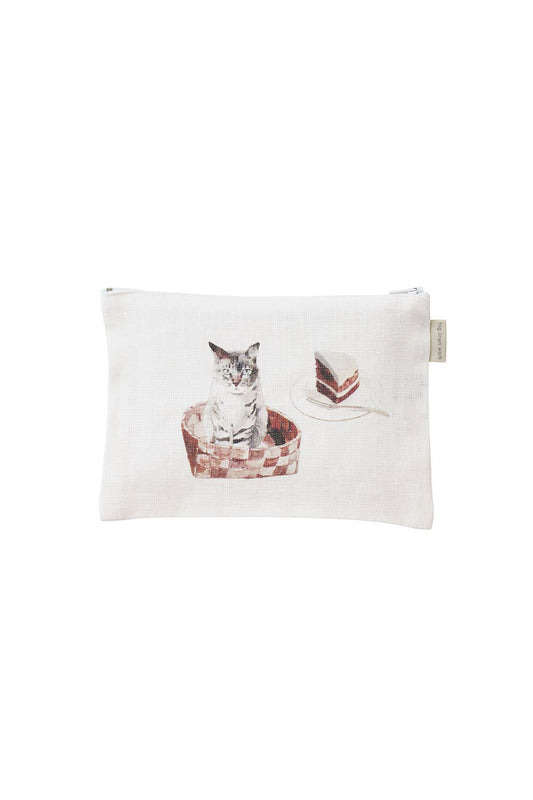 M.ogihara Pouch "Living With Cats"