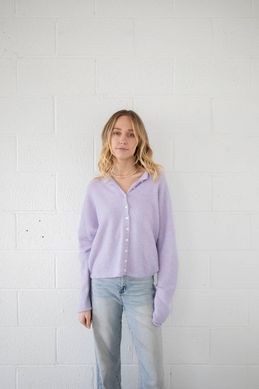 Lavender Piper Cardigan