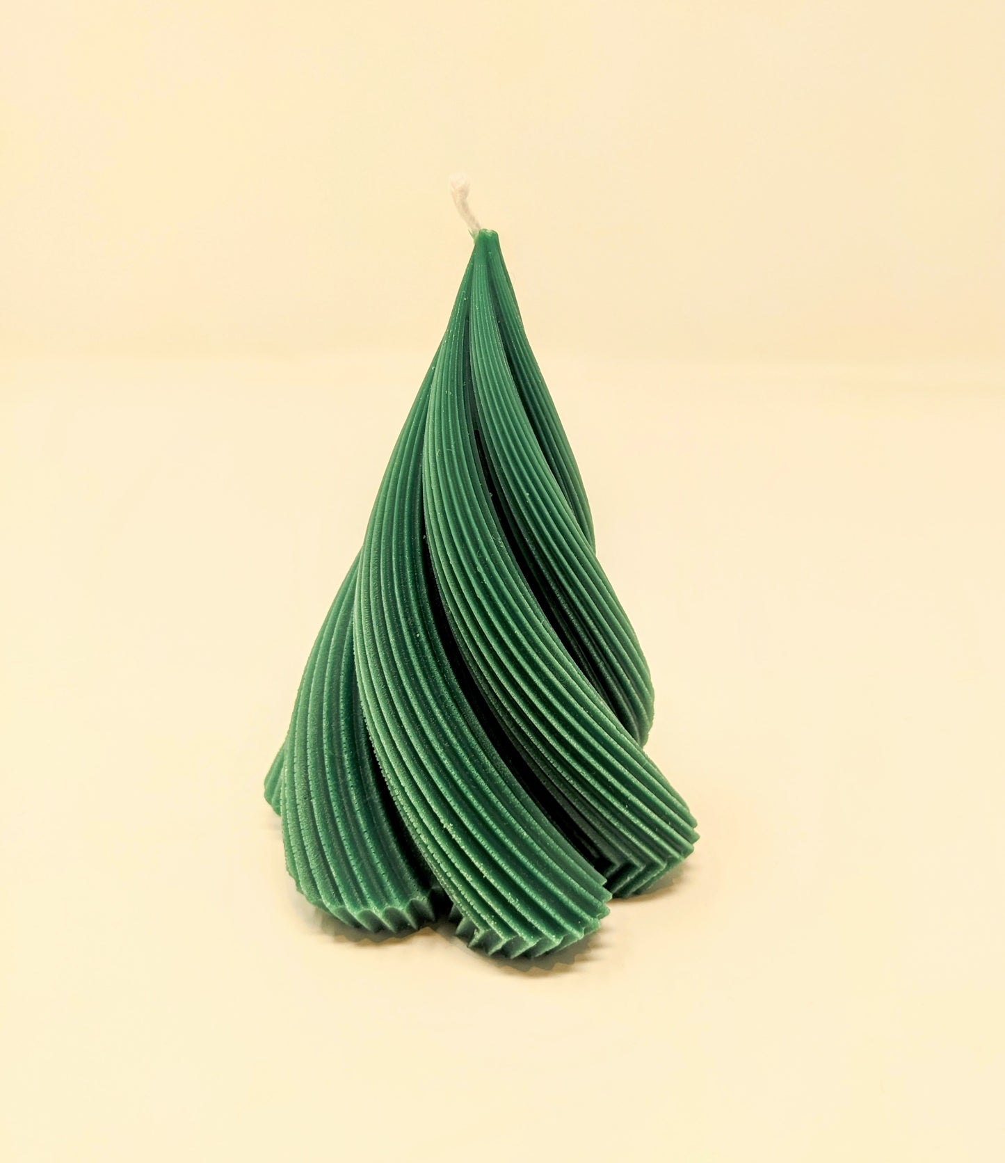 Christmas Tree Swirl Candle