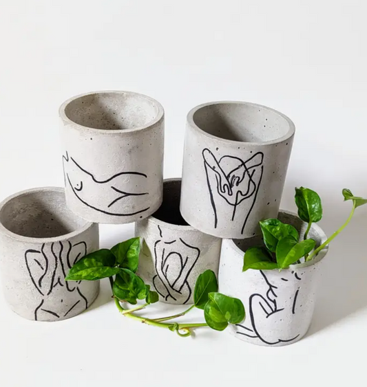 Silhouette Concrete Planter