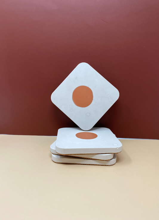 Orange Spot Coasters