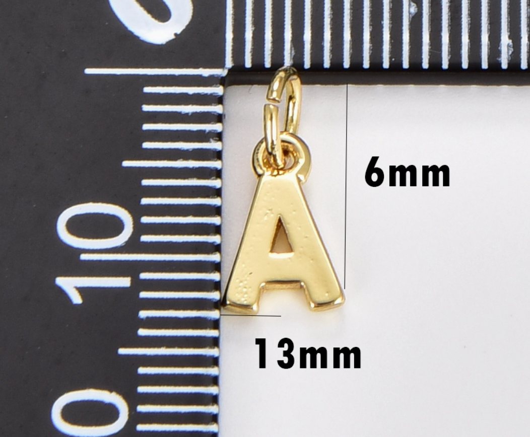 Gold Fill Uppercase Initial Pendants & Necklaces