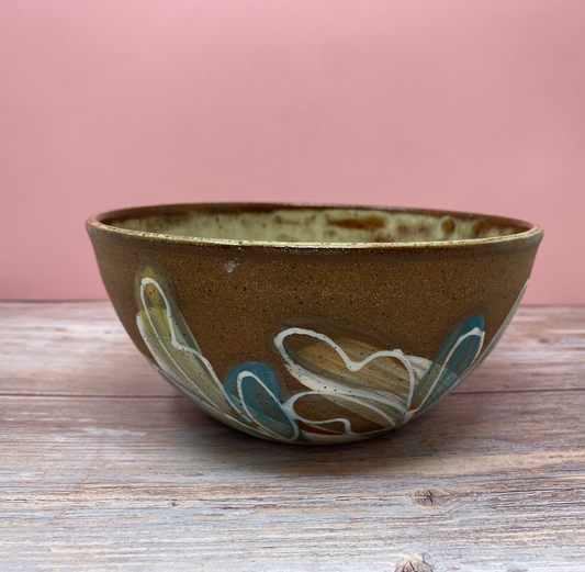 Medium Ceramic Flower Bowl