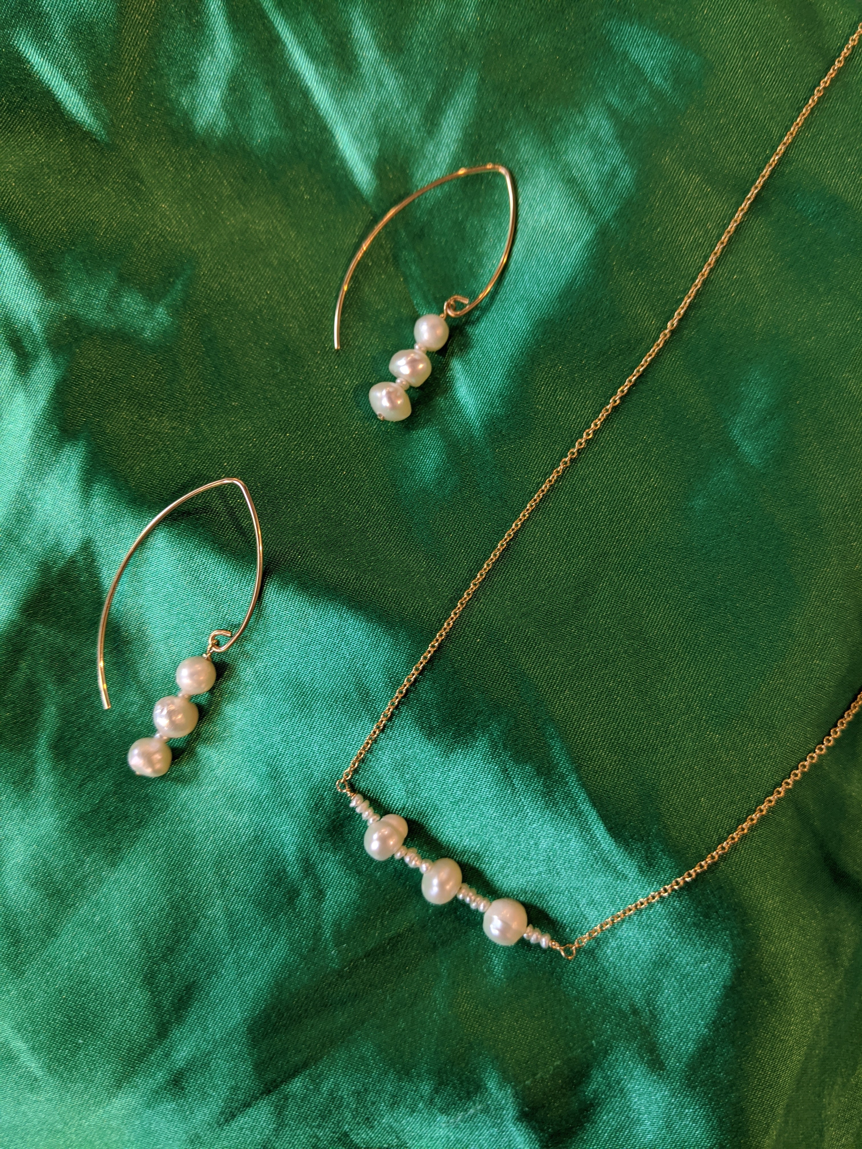 Freshwater Pearl Bar Necklace – Wyllo