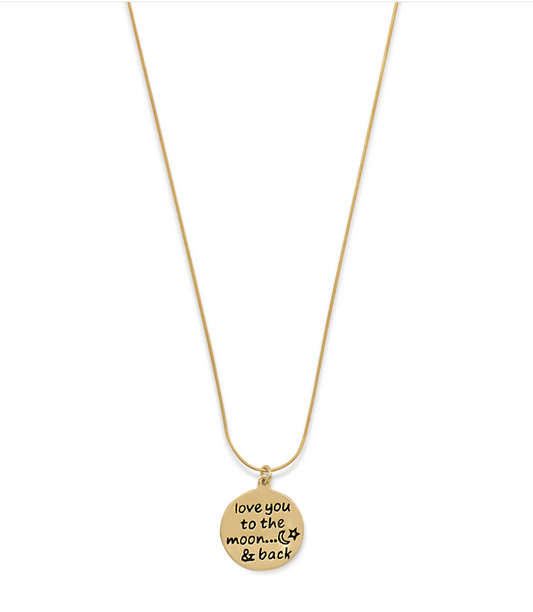 Love You To The Moon And Back Necklace