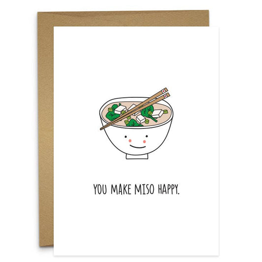 Miso Happy Greeting Card