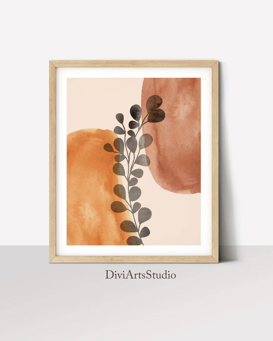 Modern Eucalyptus Art Print