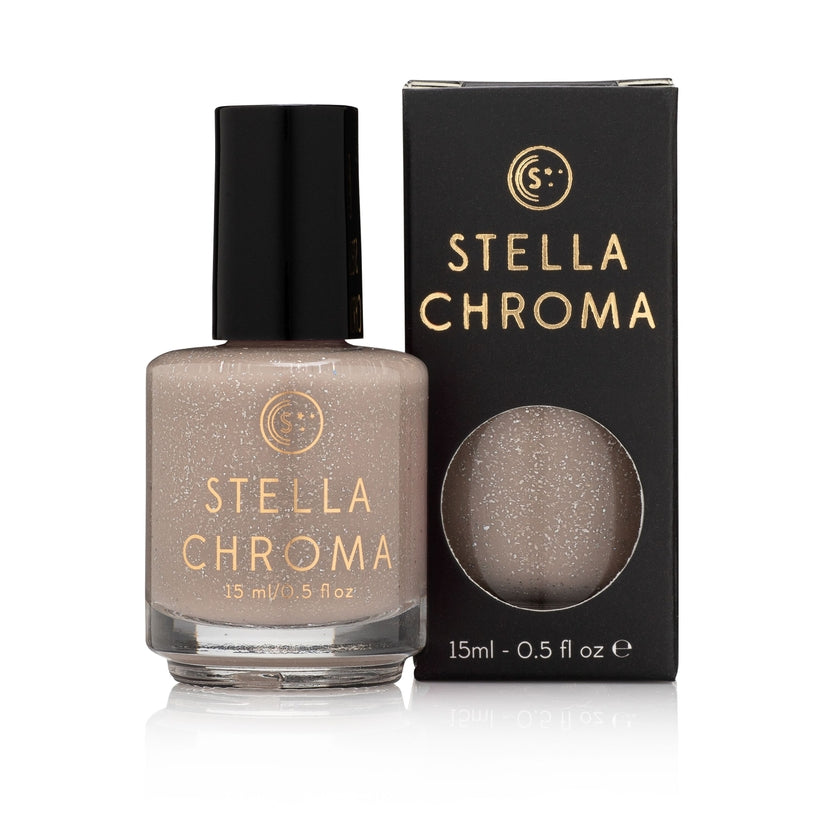 beige shimmer vegan nail polish