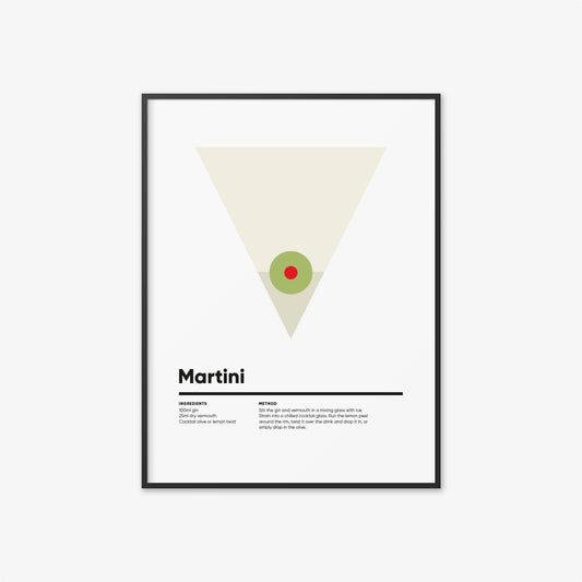 Martini Cocktail Print